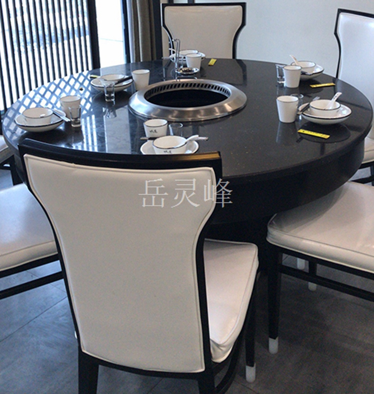 撈吧火鍋桌加入中國元素具有的風格（www.kf126.cn)